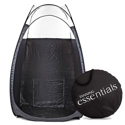 Pop Up Portable Enclosure - Black Tent - Clear Top